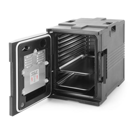 AmerBox Thermo-isolierter Behälter mit Heizfunktion – Catering – GN 1 / 1 – 477 × 680 × H 620 mm – Detailansicht
