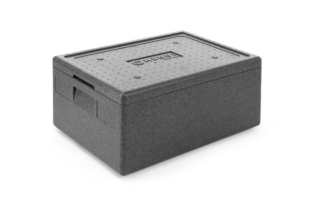 HENDI Isolierbehälter – Kitchen Line – GN 1/1 – 40 l – Schwarz – 600 × 400 × H 283 mm  – Produktansicht