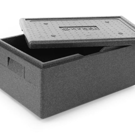 HENDI Isolierbehälter – Kitchen Line – GN 1/1 – 40 l – Schwarz – 600 × 400 × H 283 mm  – Detailansicht 2