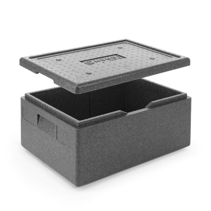 HENDI Isolierbehälter – Kitchen Line – GN 1/1 – 40 l – Schwarz – 600 × 400 × H 283 mm  – Detailansicht 3