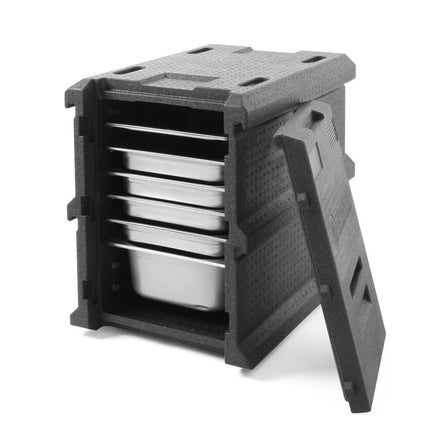 HENDI Thermo Catering-Container – Profi Line – GN 1 / 1 – 100 l – 635 × 465 × 660 mm – weitere Produktansicht