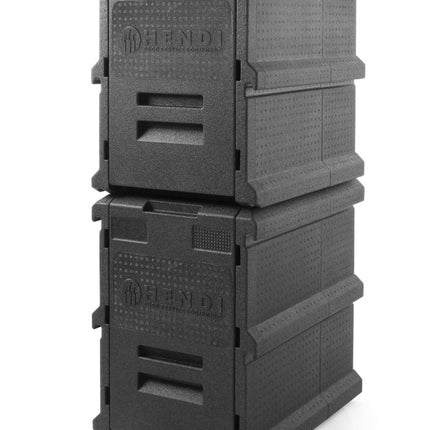 HENDI Thermo Catering-Container – Profi Line – GN 1 / 1 – 100 l – 635 × 465 × 660 mm – weitere Produktansicht
