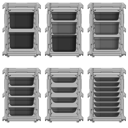 HENDI Thermo Catering-Container – Profi Line – GN 1 / 1 – 100 l – 635 × 465 × 660 mm – weitere Produktansicht