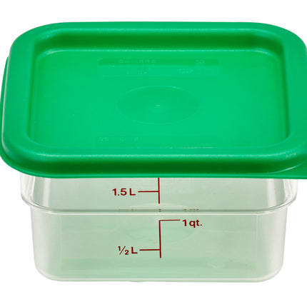 Cambro Camwear® CamSquare® Vorratsbehälter Polycarbonat, Quadratisch 1,9 L - 2SFSCW135