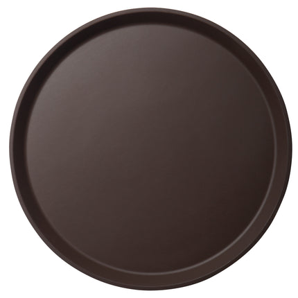 Cambro Camtread® Fiberglass Tablett mit rutschfester Gummioberfläche, rund – hohes Profil ø 35,5 cm - 1400CT138