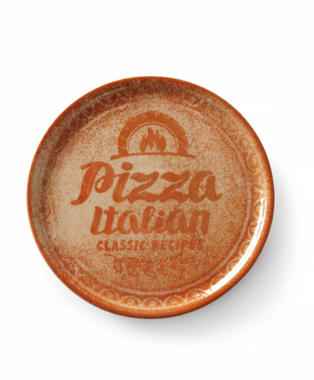 HENDI Pizzateller Recipe Collection Rot – Ø 330 mm – 6 Stück – Produktansicht