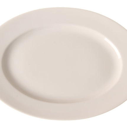HENDI Platte – oval – 310 × 220 mm – Produktansicht