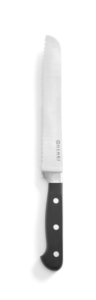 HENDI Brotmesser – Kitchen Line – Schwarz – 335 mm – Produktansicht