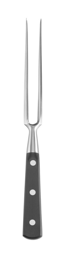 HENDI Tranchiergabel 150 mm –  geschmiedet – Profi Line PLUS – Schwarz – L 298 mm  – Produktansicht