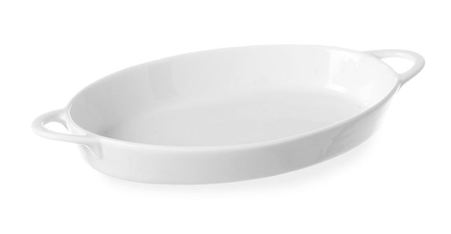 HENDI Ofenform mit Ohrengriffen – oval – 0.35 l – 262 × 140 × 33 mm – 6 Stück – Produktansicht