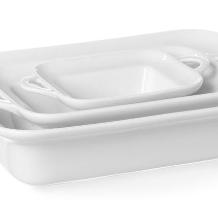 HENDI Ofenform mit Ohrengriffen – rechteckig – 0.82 l – 328 × 189 × 58 mm – 3 Stück – weitere Produktansicht