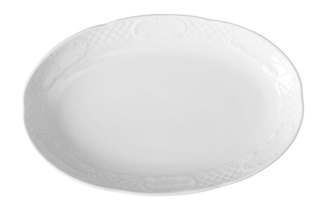 HENDI Platte – oval – 280 × 180 mm – 6 Stück – Produktansicht