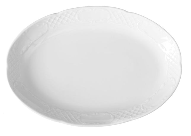 HENDI Platte – oval – 330 × 225 mm – 6 Stück – Produktansicht