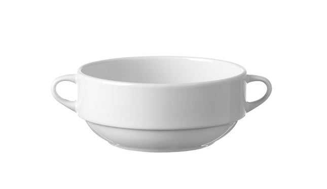 HENDI Suppenschale – 0.34 l – Weiß – Ø 160 mm – 12 Stück – Produktansicht