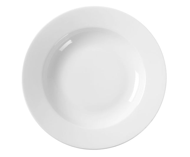 HENDI Teller – tief – Weiß – Ø 230 mm – 12 Stück – Produktansicht