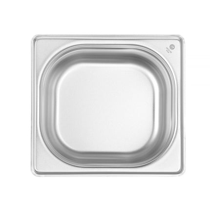 HENDI Gastronorm-Behälter 1 / 6 – Budget Line – GN 1 / 6 – 1.6 l – 176 × 162 × 100 mm – weitere Produktansicht