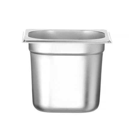 HENDI Gastronorm-Behälter 1 / 6 – Budget Line – GN 1 / 6 – 2.4 l – 176 × 162 × 150 mm – Produktansicht