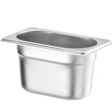 HENDI Gastronorm-Behälter 1 / 9 – Budget Line – GN 1 / 9 – 1 l – 176 × 108 × 100 mm – Produktansicht