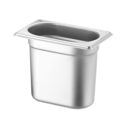 HENDI Gastronorm-Behälter 1 / 9 – Budget Line – GN 1 / 9 – 1 – 3 l – 176 × 108 × H 150 mm – Produktansicht