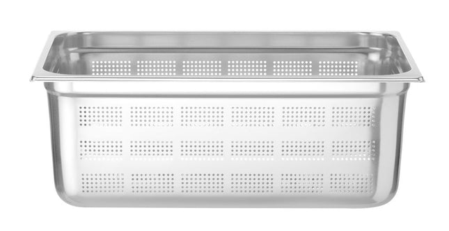 HENDI Behälter GN 1 / 1 perforiert – Profi Line – GN 1 / 1 – 28 l – (H)200 mm – Produktansicht