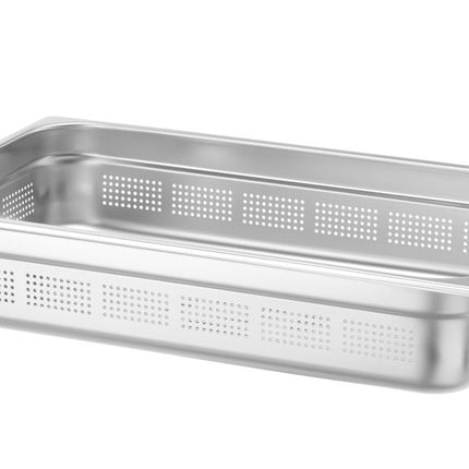 HENDI Behälter GN 1 / 1 perforiert – Profi Line – GN 1 / 1 – 14 l – (H)100 mm – weitere Produktansicht