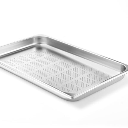 HENDI Behälter GN 1 / 1 perforiert – Profi Line – GN 1 / 1 – 2.5 l – (H)20 mm – Produktansicht