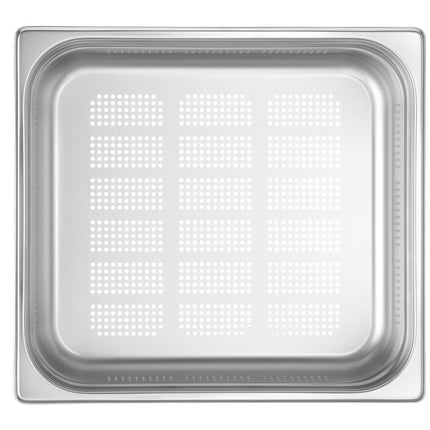 HENDI Behälter GN 2 / 3 perforiert – Profi Line – GN 2 / 3 – 9 l – (H)100 mm – weitere Produktansicht