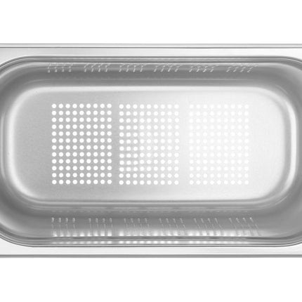 HENDI Behälter GN 1 / 3 perforiert – Profi Line – GN 1 / 3 – 7.8 l – (H)200 mm – weitere Produktansicht