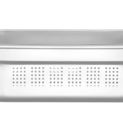 HENDI Behälter GN 1 / 3 perforiert – Profi Line – GN 1 / 3 – 4 l – (H)100 mm – Produktansicht