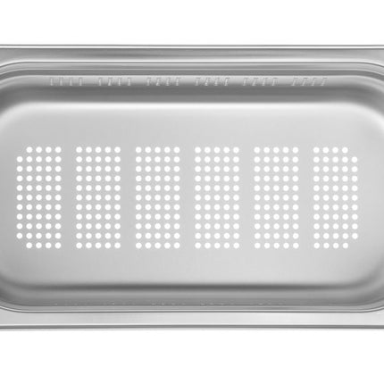HENDI Behälter GN 1 / 3 perforiert – Profi Line – GN 1 / 3 – 4 l – (H)100 mm – weitere Produktansicht