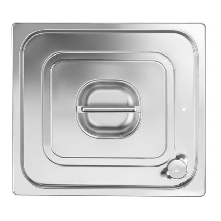 HENDI Gastronorm-Deckel mit Silikonrand – Profi Line – GN 2 / 3 – 354 × 325 mm – weitere Produktansicht