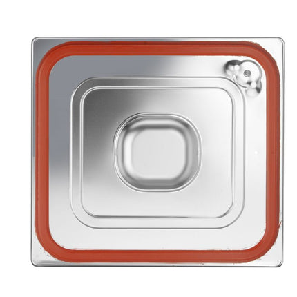 HENDI Gastronorm-Deckel mit Silikonrand – Profi Line – GN 2 / 3 – 354 × 325 mm – weitere Produktansicht