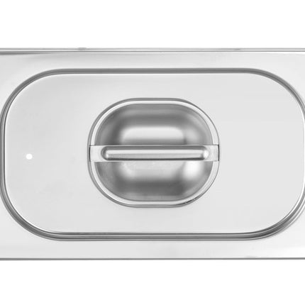 HENDI Gastronorm-Deckel mit Silikonrand – Profi Line – GN 1 / 4 – 265 × 162 mm – weitere Produktansicht