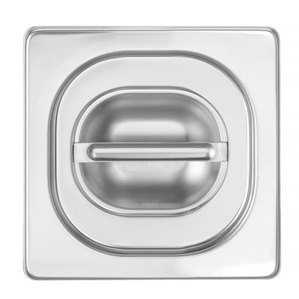 HENDI Gastronorm-Deckel mit Silikonrand – Profi Line – GN 1 / 6 – 176 × 162 mm – Produktansicht
