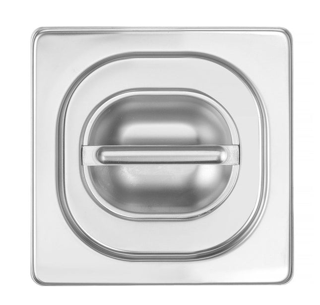 HENDI Gastronorm-Deckel mit Silikonrand – Profi Line – GN 1 / 6 – 176 × 162 mm – Produktansicht