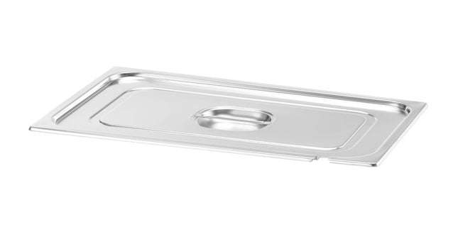 HENDI Gastronorm-Deckel mit Löffelaussparung – Profi Line – GN 1 / 1 – 530 × 325 mm – Produktansicht