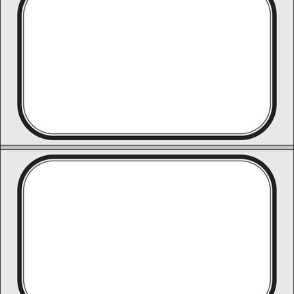 HENDI Matrize für Versiegelungsmaschine – zwei Behälter (178 × 113 mm) – Produktansicht