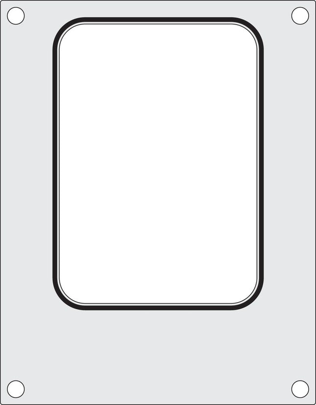 HENDI Matrize für Versiegelungsmaschine – ein Behälter (187 × 137 mm) – Produktansicht