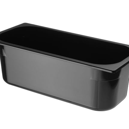HENDI Eiscreme-Behälter Polycarbonat – 5 l – Schwarz – 360 × 165 × 120 mm – Produktansicht