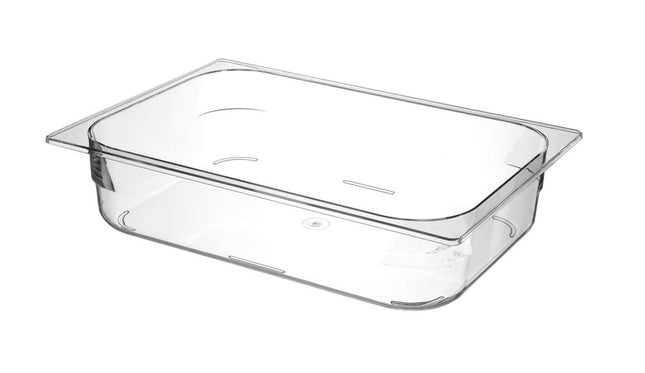 HENDI Eiscreme-Behälter Polycarbonat – 5 l – Transparent – 360 × 250 × 80 mm – Produktansicht
