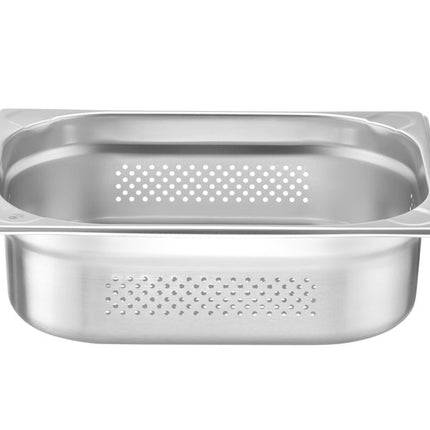 HENDI Behälter GN 1 / 2 perforiert – Kitchen Line – GN 1 / 2 – 6.5 l – (H)100 mm – Produktansicht