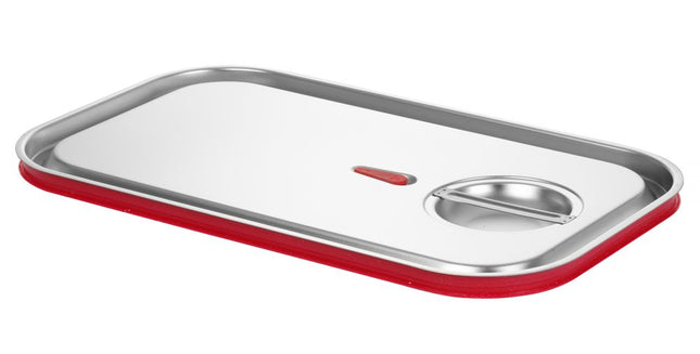HENDI Gastronorm-Deckel mit Silikonrand – Kitchen Line – GN 1 / 1 – 530 × 325 mm – Produktansicht