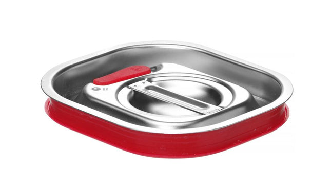HENDI Gastronorm-Deckel mit Silikonrand – Kitchen Line – GN 1 / 6 – 156 × 142 mm – Produktansicht
