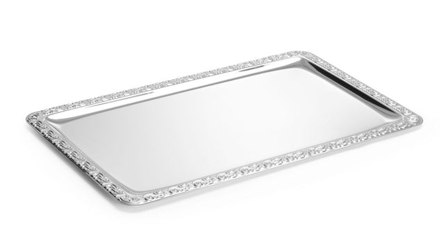 HENDI Servierplatte GN 1 / 1 – mit Zierrand – GN 1 / 1 – 530 × 325 mm – Produktansicht