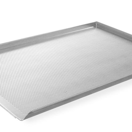 HENDI Blech – perforiert – 3 Ränder – 600 × 400 × 20 mm – Produktansicht