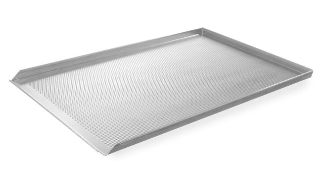 HENDI Blech – perforiert – 3 Ränder – 600 × 400 × 20 mm – Produktansicht