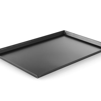 HENDI Pizzablech rechteckig – 600 × 400 × H 25 mm – Produktansicht