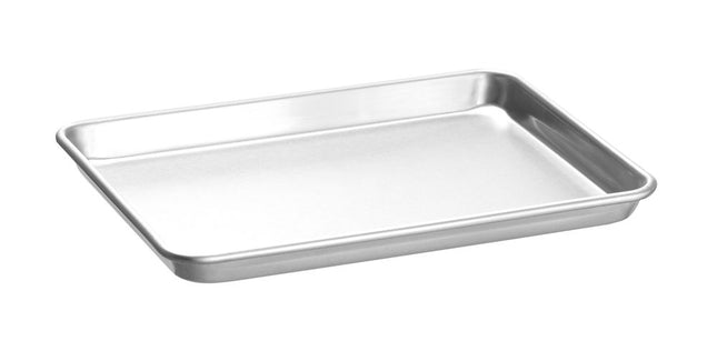 HENDI Backblech – Rechteckig – Silber – 330 × 242 × H 26 mm – Produktansicht