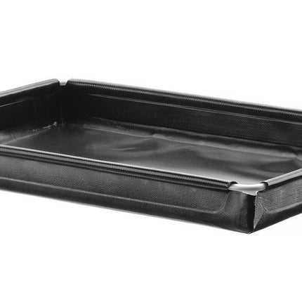 HENDI Hochgeschwindigkeits-Backblech –  Antihaftbeschichtung –  verstärkt – Schwarz – 290 × 190 × H 30 mm – Produktansicht