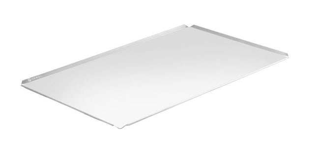 HENDI Blech –  4 Ränder – Rechteckig – Silber – 600 × 400 × H 10 mm – Produktansicht